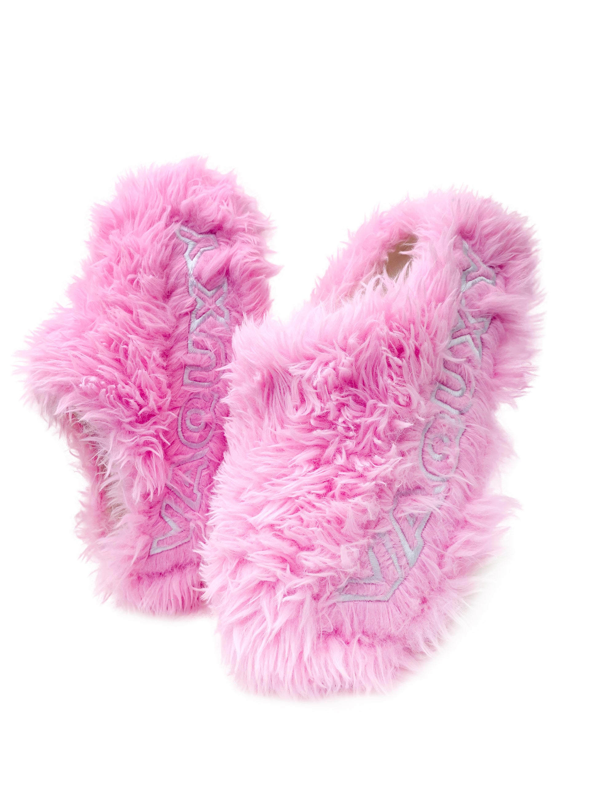 Vaquxy BubbleGum Fur Clogs