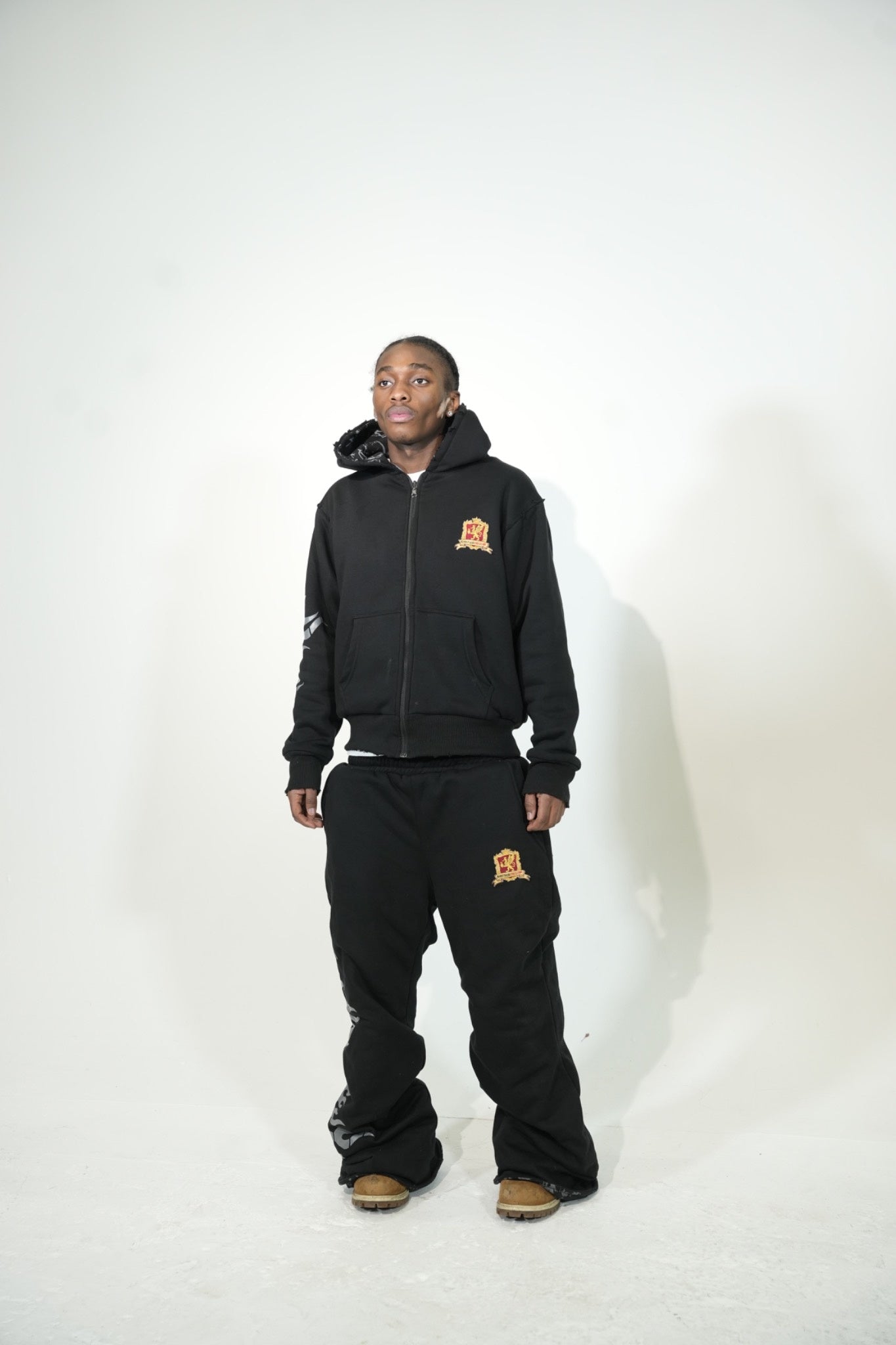 Graffiti Identity Reversible Black Sweatsuit