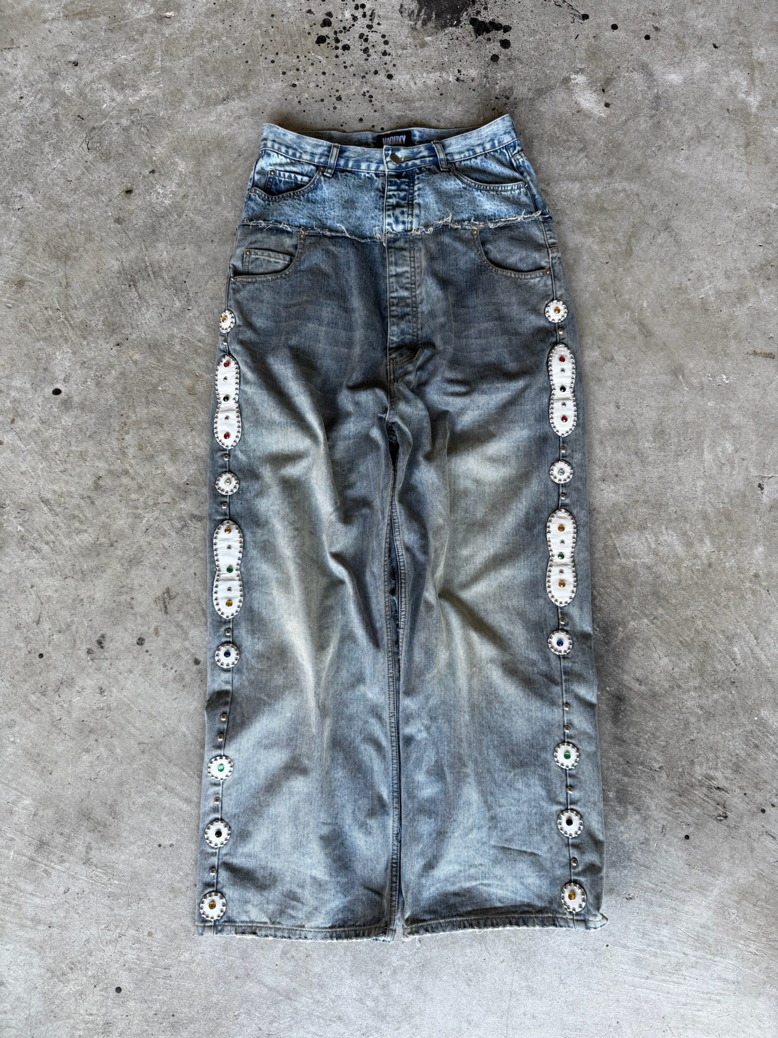 Vaquxy Double Waist Rework Denim